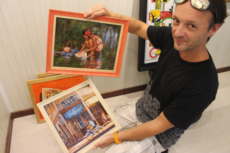 La Polynésie d’antan Au Chevalet