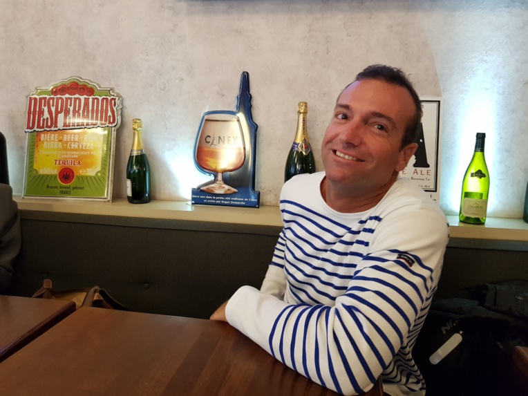 Billy Besson lors de notre rencontre à Paris (Photo GL).