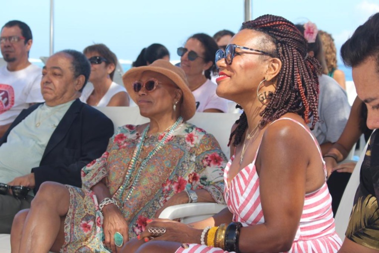 China Moses, chanteuse, a programmé le Tahiti soul jazz festival.
