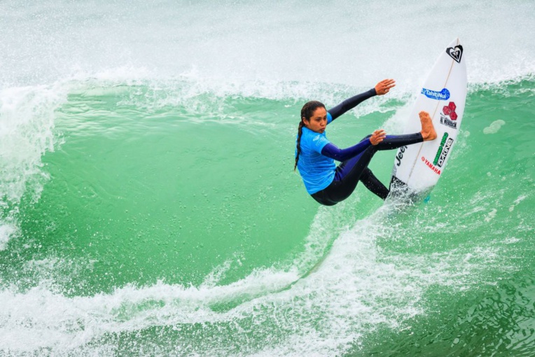 Vahine Fierro est invitée au Roxy Pro France, épreuve du WCT Vahine Fierro est invitée au Roxy Pro France, épreuve du WCT