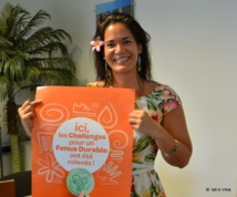 Orama Richaud, conseillère QHSE à la CCISM, organisatrice du Challenge Fenua Durable Orama Richaud, conseillère QHSE à la CCISM, organisatrice du Challenge Fenua Durable