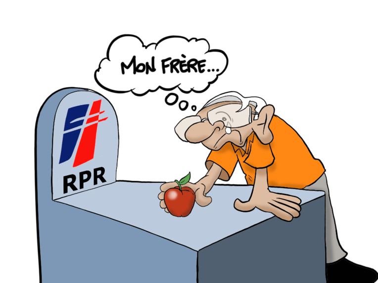 "L'hommage à Jacques Chirac", par Munoz