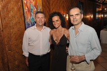 Olivier Rauch, Bénédicte Sauvage et Frédéric Coin (restaurant Le Coco’s – soirée banque de Polynésie)
