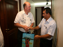 Antony Géros reçoit Rémy Pflimlin, président de France Télévisions