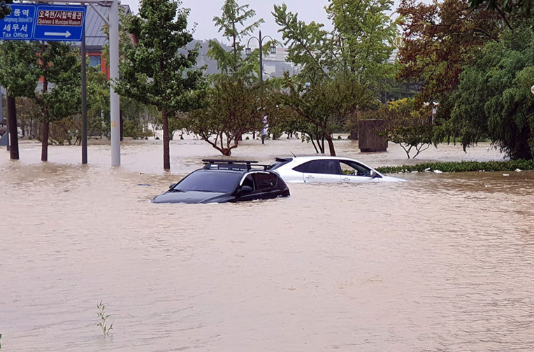 Typhon en Corée du Sud, au moins neuf morts Typhon en Corée du Sud, au moins neuf morts