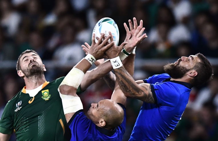 Les Springboks privés de mêlée mais pas de bonus face à l'Italie Les Springboks privés de mêlée mais pas de bonus face à l'Italie