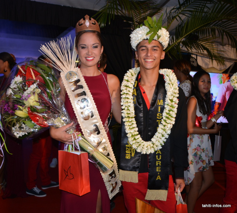 Korail Teamotuaitau est Purotu Taure'a 2019 et Hitiarii Castellani est Tāne Taure'a 2019 Korail Teamotuaitau est Purotu Taure'a 2019 et Hitiarii Castellani est Tāne Taure'a 2019