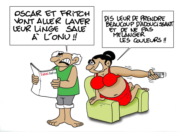 "Lessive onusienne", par Munoz "Lessive onusienne", par Munoz