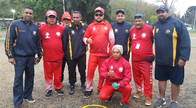 La sélection de Tahiti a obtenu l'argent avec sa triplette