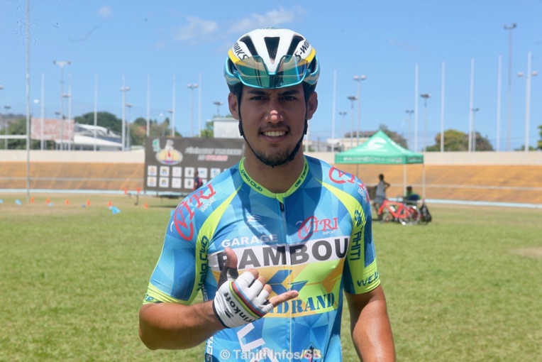 Heiarii Manutahi, vainqueur de la course