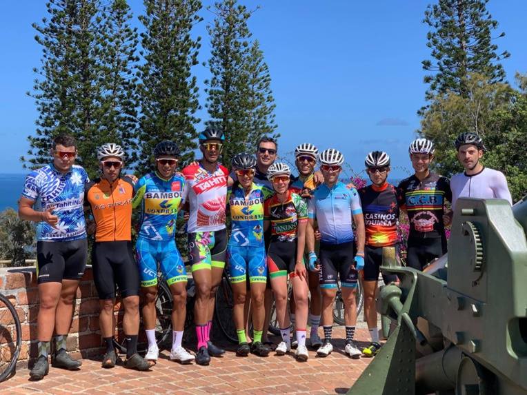 La sélection de Tahiti de cyclisme est en Nouvelle-Calédonie La sélection de Tahiti de cyclisme est en Nouvelle-Calédonie