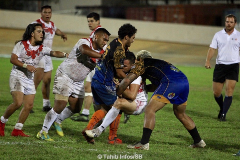La finale entre le club Matamu'a Rugby et le RC Pirae a été intense La finale entre le club Matamu'a Rugby et le RC Pirae a été intense