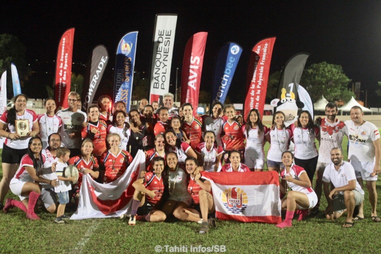 Le rugby féminin était également de la partie
