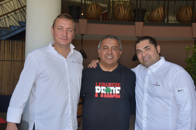 Jeremy Martin, Joseph Maroun et Alan Geaam.