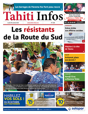 Cliquez sur la Une pour lire le journal