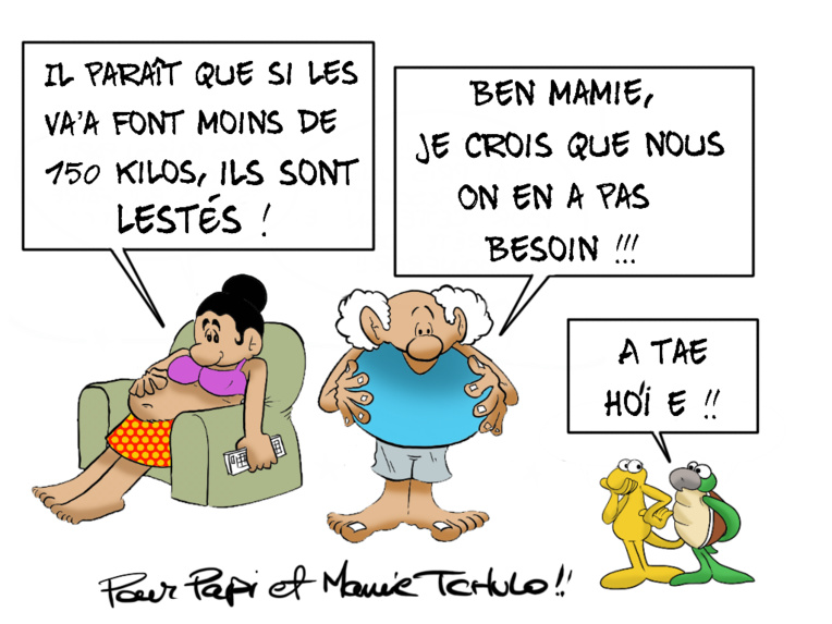 "Des poids et démesure", par Munoz "Des poids et démesure", par Munoz