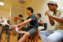 Rythmes traditionnels et Pehe pour les élèves du collège de Tipaerui