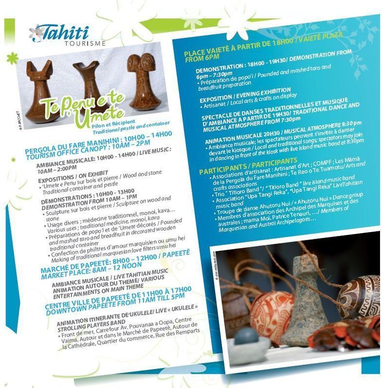 Mahana Pae du 24 février : Te Penu e te ‘Umete