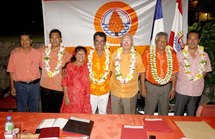 Gaston Flosse réunit son Grand Conseil et confirme les candidats TH aux législatives