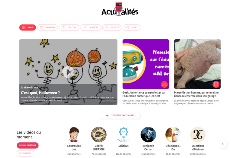 "Qwant Junior", le moteur de recherche rien que pour les enfants "Qwant Junior", le moteur de recherche rien que pour les enfants