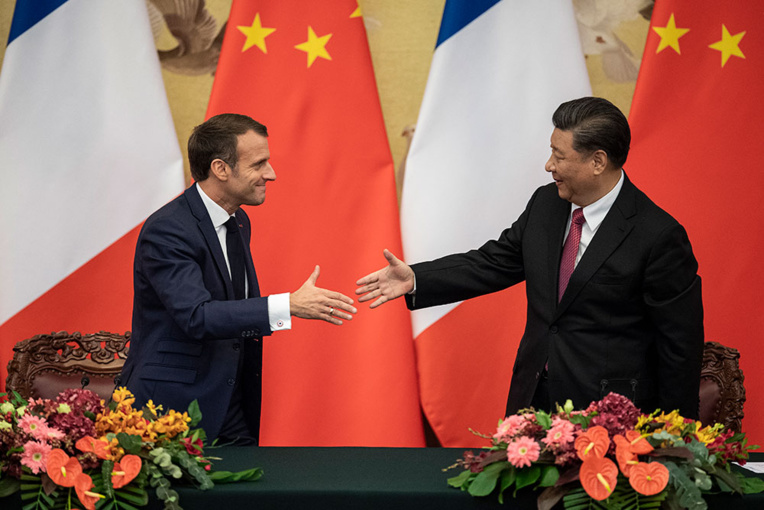 Macron et Xi font front commun face à Trump sur le climat Macron et Xi font front commun face à Trump sur le climat