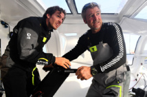 Transat Jacques Vabre: Charlie Dalin et Yann Eliès en tête à la faveur du Pot-au-noir Transat Jacques Vabre: Charlie Dalin et Yann Eliès en tête à la faveur du Pot-au-noir