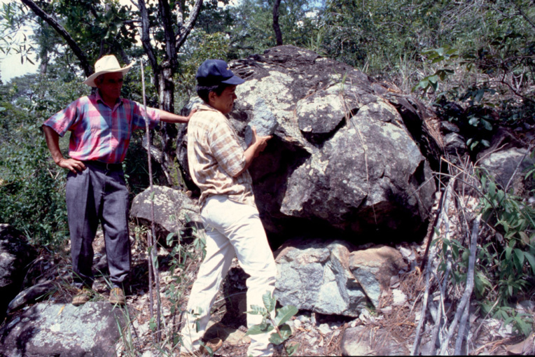Une carrière de jadéite au Guatemala ; elle a été retrouvée il y a une vingtaine d’années, après avoir été oubliée plusieurs siècles.