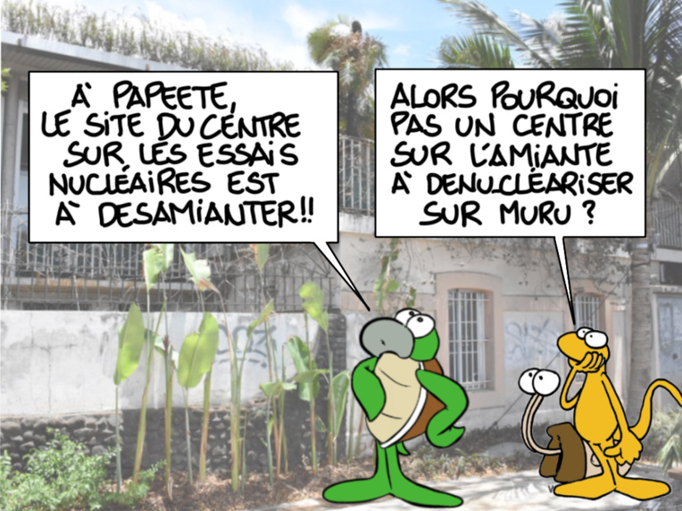 "Désamianter ou dénucléariser", par Munoz "Désamianter ou dénucléariser", par Munoz