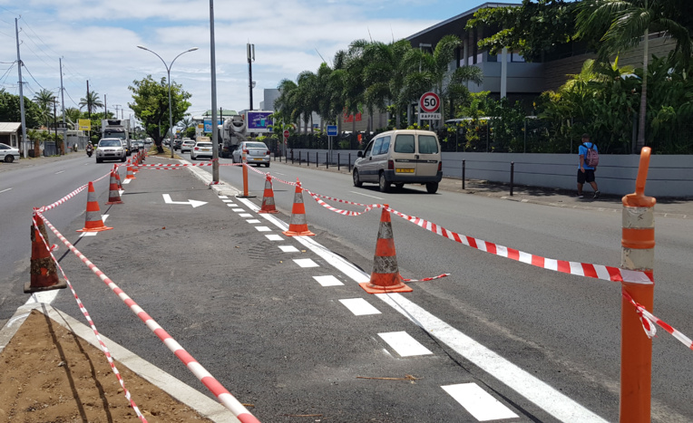 Ce nouveau tourne-à-gauche doit permettre de se rendre plus aisément dans le quartier de Mamao.