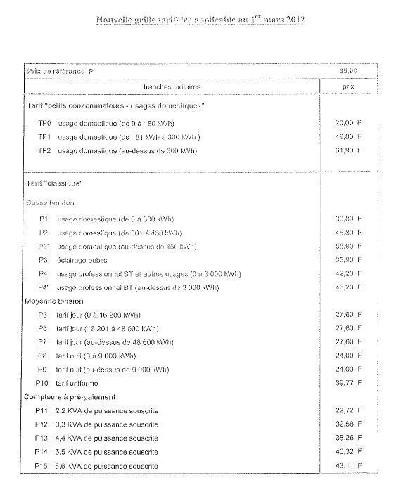 EDT: Baisse des tarifs pour les uns, augmentation pour les autres