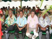 Le Vice-président du Pays, Antony Géros a participé ce matin à l'inauguration du tout nouveau centre Artisanal "Atitara" de Paea.