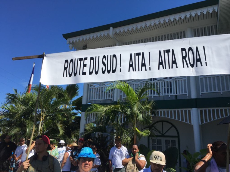 Nouvelle mobilisation contre la Route du Sud