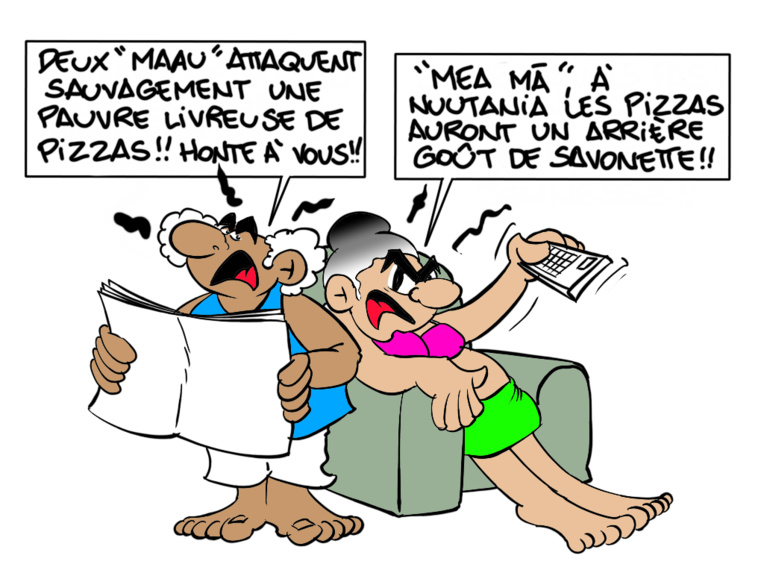 "Pizza au savon", par Munoz