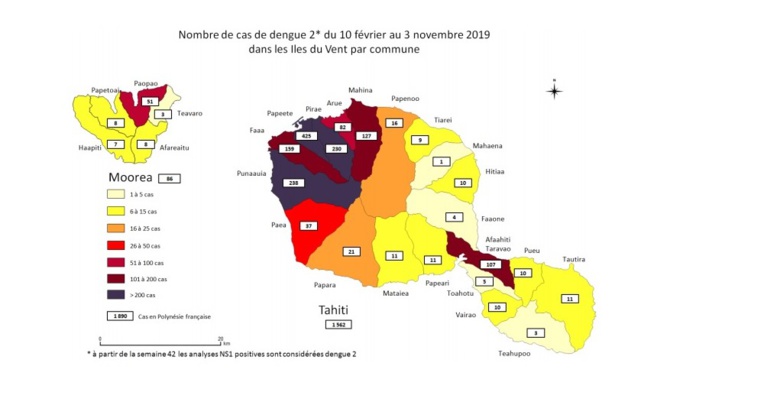 L'épidémie de dengue 2 se stabilise