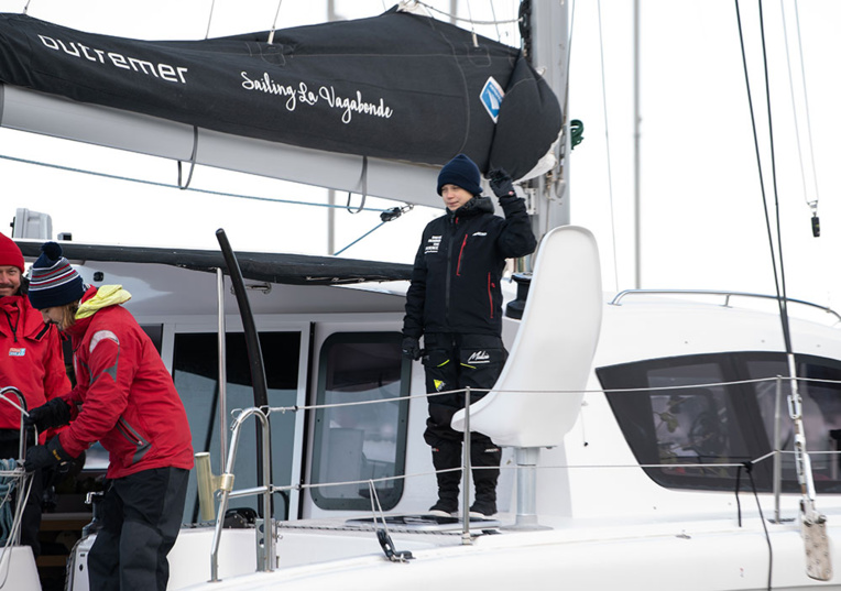 Greta Thunberg a quitté les Etats-Unis en catamaran, direction l'Europe Greta Thunberg a quitté les Etats-Unis en catamaran, direction l'Europe