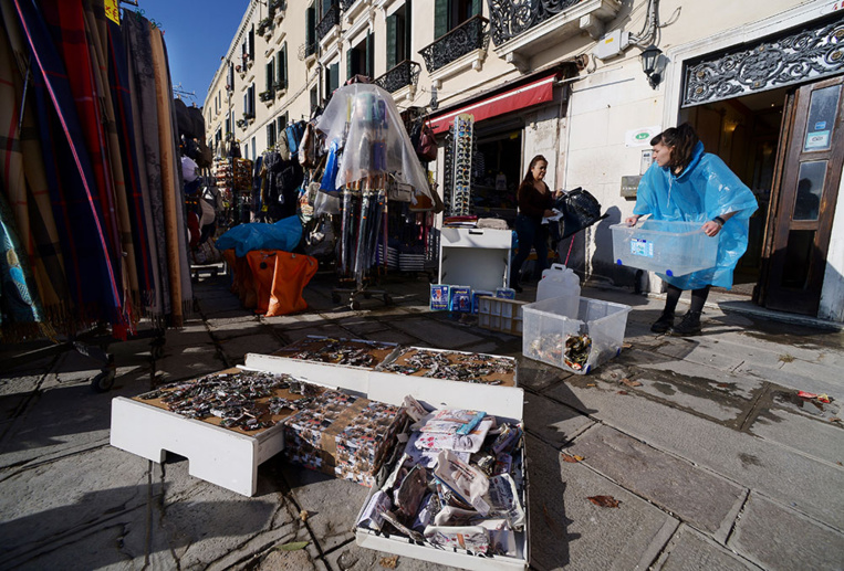 Répit à Venise où l'état de catastrophe naturelle va être déclaré Répit à Venise où l'état de catastrophe naturelle va être déclaré