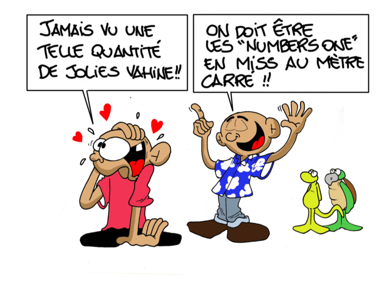 "Champions du monde des Miss", par Munoz "Champions du monde des Miss", par Munoz