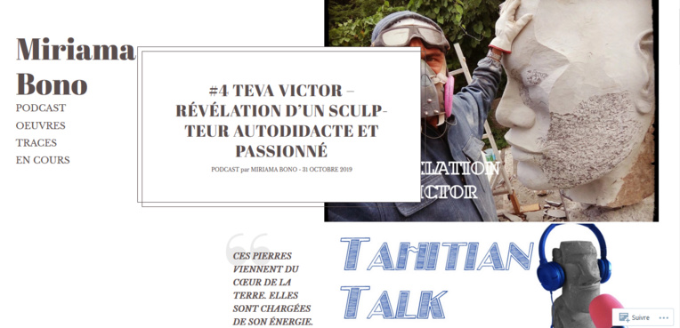 "Tahitian talk", les podcasts qui racontent les artistes