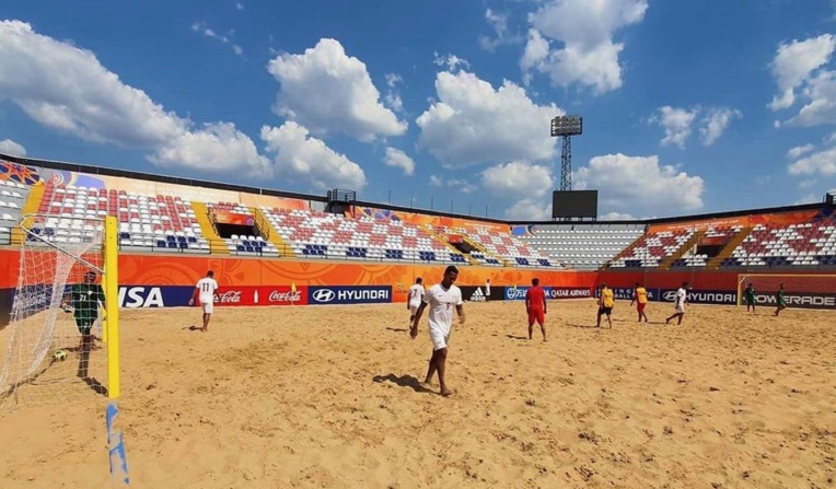 Les Tiki Toa ont eu 45 minutes pour tester le terrain Les Tiki Toa ont eu 45 minutes pour tester le terrain