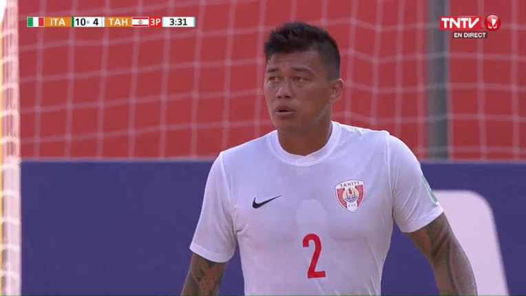 Angélo Tchen en difficulté. (Image TNTV)