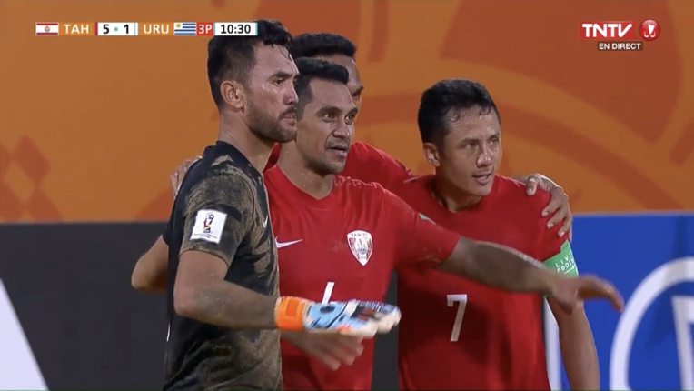 Les Tiki Toa restaient pourtant sur deux finales lors des précédentes éditions de la Coupe du monde de beach soccer.(image : TNTV) Les Tiki Toa restaient pourtant sur deux finales lors des précédentes éditions de la Coupe du monde de beach soccer.(image : TNTV)