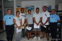 Cinq polynésiens s’envolent pour l’école de gendarmerie de Tulle