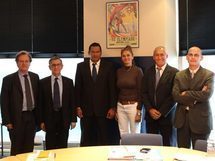 Tauhiti Nena reçu par le Président  de l’Agence française de lutte contre le dopage