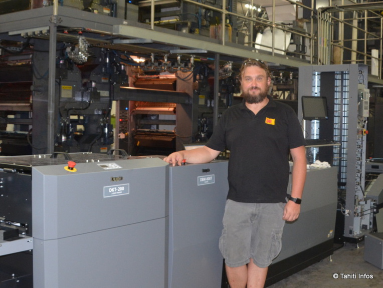 L'imprimerie de Papara investit dans une presse numérique L'imprimerie de Papara investit dans une presse numérique