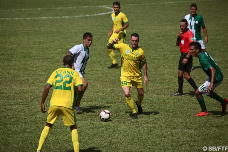 Belle prestation de Benoit Mathon, attaquant de Tefana Belle prestation de Benoit Mathon, attaquant de Tefana