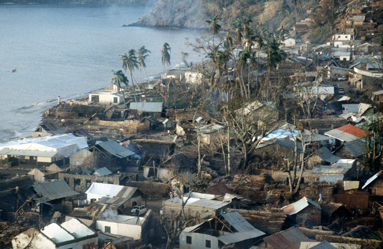 Le dernier cyclone - nommé Kamissi - passé à Mayotte remonte au 12 avril 1984 (photo d'archives).