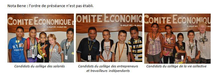 Les candidats au poste de Président du CESC Junior ont été désignés