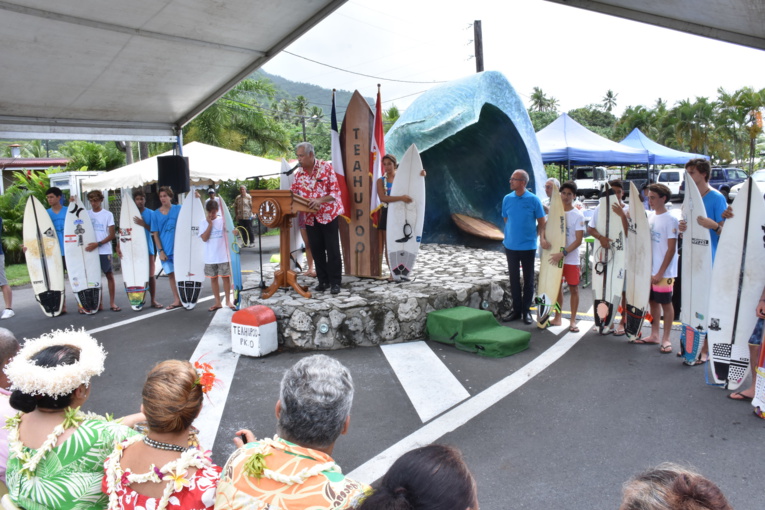 Teahupoo : Les JO et des travaux Teahupoo : Les JO et des travaux