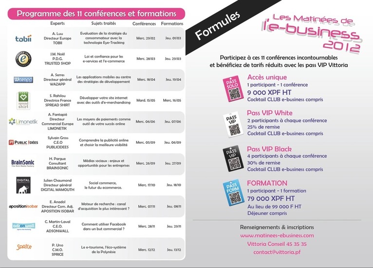 Les matinées de l'e-business, 19ème conférence