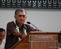 Assemblée: Des promesses d'Oscar Temaru mais pas de bilan